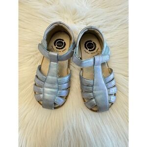 Livie and Luca‎ metallic blue Sandals size 9 GUC